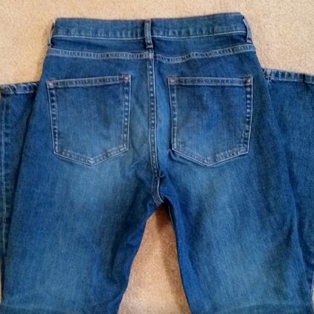 💙Everlane Classic Blue Mid Rise Denim Skinny Jeans Size 29 Medium Large M L💙 - Picture 4 of 4